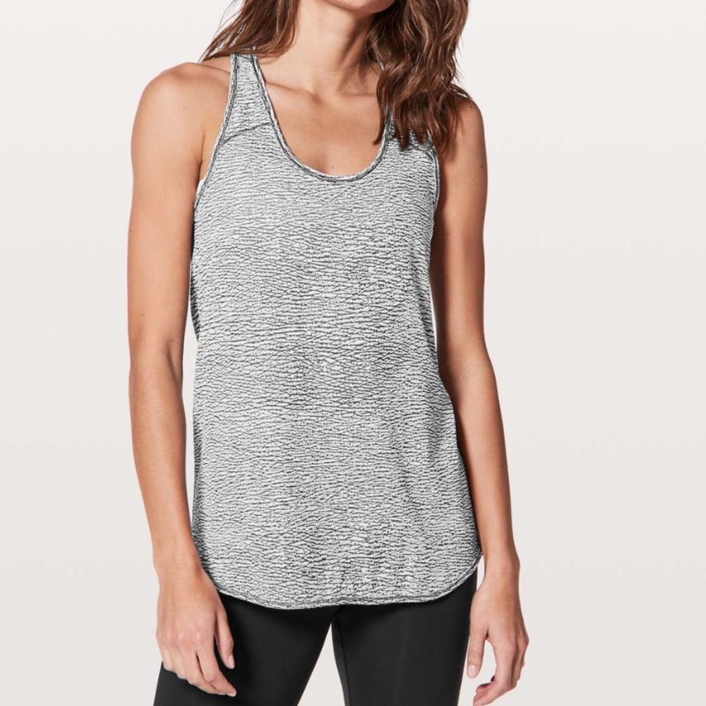 Women's Grey Space-Dye Tank Top